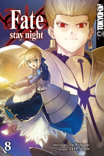 Buchcover und Innenansicht für das Buch: FATE/Stay Night 08