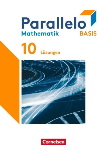 Buchcover und Innenansicht für das Buch: Parallelo 10. Schuljahr - Basis - Lösungen zum Schulbuch