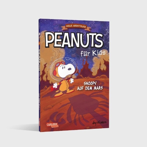 Buchcover und Innenansicht für das Buch: Snoopy: A Beagle of Mars