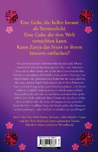 Buchcover und Innenansicht für das Buch: Dance of Stars and Ashes