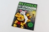 Buchcover und Innenansicht für das Buch: Rechnen mit Stickern - Plus und Minus bis 100