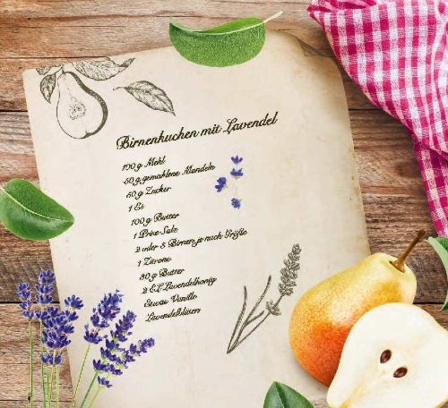 Buchcover und Innenansicht für das Buch: Das Leuchten von Lavendel