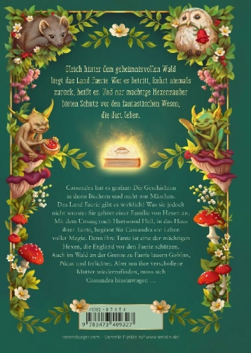 Buchcover und Innenansicht für das Buch: Hedgewitch Book 1