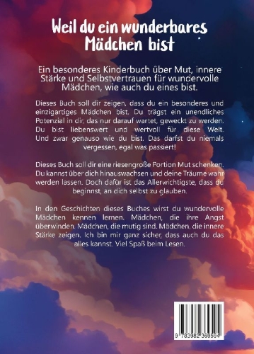 Buchcover und Innenansicht für das Buch: Weil du ein wunderbares Mädchen bist