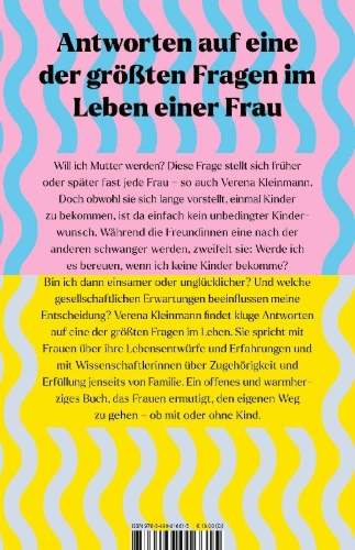 Buchcover und Innenansicht für das Buch: Alle kriegen Kinder, ich zweifle