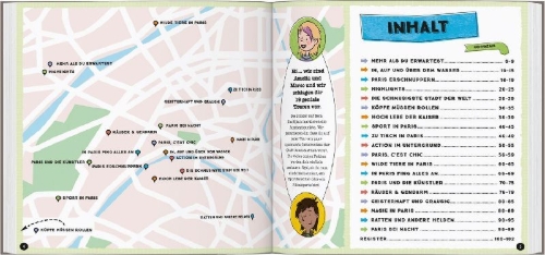 Buchcover und Innenansicht für das Buch: LONELY PLANET Kinderreiseführer Komm mit nach Paris
