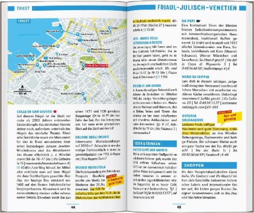 Buchcover und Innenansicht für das Buch: MARCO POLO Reiseführer Italienische Adria