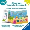 Buchcover und Innenansicht für das Buch: Play+ Mein allererstes Soundbuch Tierkinder - ab 12 Monate