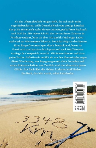 Buchcover und Innenansicht für das Buch: Nach Santiago wollte ich nie
