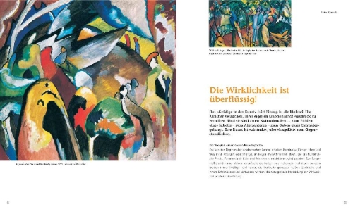 Buchcover und Innenansicht für das Buch: Der Blaue Reiter