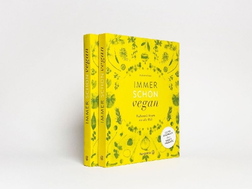 Buchcover und Innenansicht für das Buch: Immer schon vegan