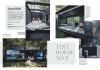 Buchcover und Innenansicht für das Buch: Tiny Homes: Wohnideen für kleine Räume