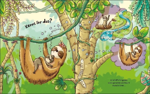 Buchcover und Innenansicht für das Buch: Mo muss mal!