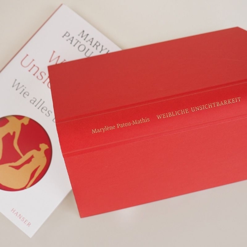 Buchcover und Innenansicht für das Buch: L'homme préhistorique est aussi une femme. Une histoire de l'invisibilité des femmes