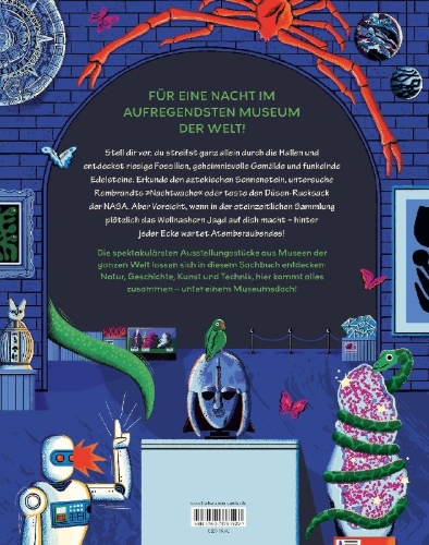 Buchcover und Innenansicht für das Buch: LOCKED IN THE MUSEUM