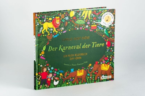 Buchcover und Innenansicht für das Buch: The Story Orchestra: Carnival of Animals