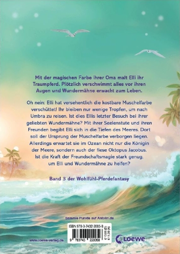 Buchcover und Innenansicht für das Buch: Wundermähne (Band 3) - Der Ruf der Freundschaft