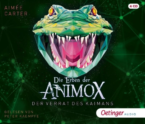 Buchcover und Innenansicht für das Buch: Die Erben der Animox 4. Der Verrat des Kaimans
