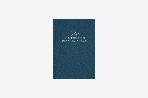 Buchcover und Innenansicht für das Buch: Das 6-Minuten-Erfolgsjournal (malachit)