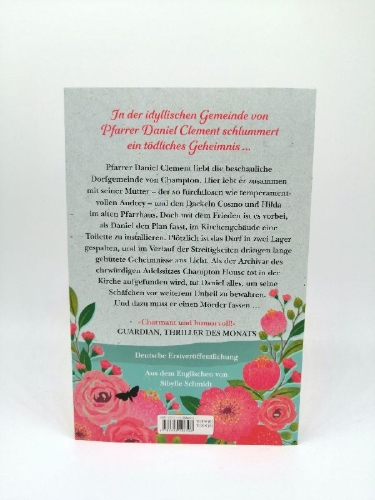 Buchcover und Innenansicht für das Buch: Murder Before Evensong. A Canon Clement Mystery