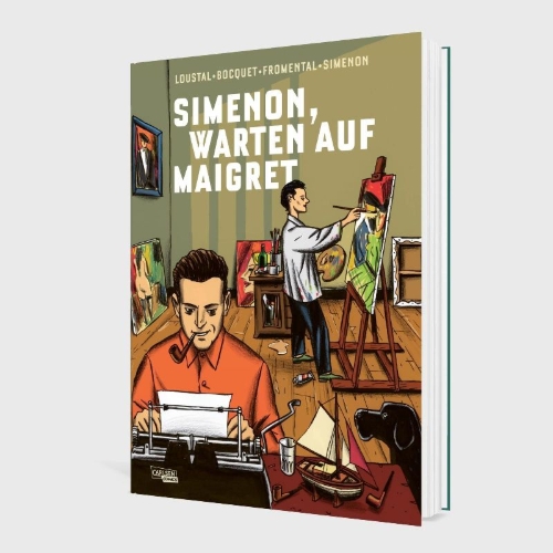 Buchcover und Innenansicht für das Buch: SIMENON, L'OSTROGOTH