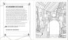 Buchcover und Innenansicht für das Buch: Color and Solve - Haunted Highrise: Color the Crime Scene, Analyze the Clues, and Solve the Murder Mystery!