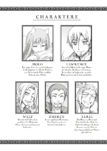 Buchcover und Innenansicht für das Buch: Spice & Wolf Deluxe 01