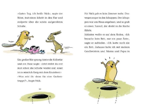 Buchcover und Innenansicht für das Buch: Die Gurkentruppe