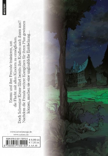 Buchcover und Innenansicht für das Buch: Yakusoku no Neverland