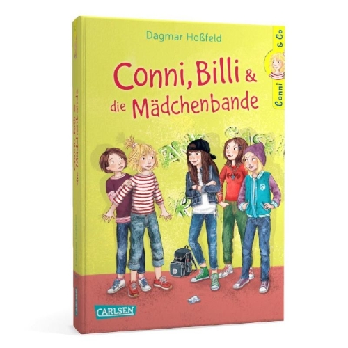 Buchcover und Innenansicht für das Buch: Conni & Co 5: Conni, Billi und die Mädchenbande