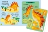 Buchcover und Innenansicht für das Buch: Zusammenstecken und Entdecken: Dinosaurier