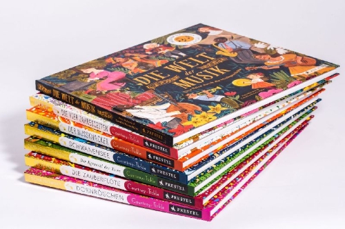 Buchcover und Innenansicht für das Buch: The Story Orchestra: Four Seasons in One Day