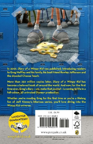 Buchcover und Innenansicht für das Buch: Diary Of A Wimpy Kid (Book 1)