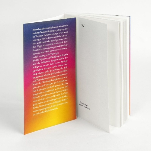 Buchcover und Innenansicht für das Buch: Influencer