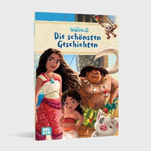 Buchcover und Innenansicht für das Buch: Disney Vorlesebuch: Vaiana: Die schönsten Geschichten