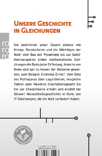 Buchcover und Innenansicht für das Buch: Seventeen Equations that Changed the World