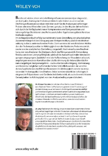 Buchcover und Innenansicht für das Buch: Röntgenfluoreszenzanalyse in der Laborpraxis