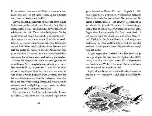 Buchcover und Innenansicht für das Buch: Lukas Undercover - Voll verpeilt ist halb gerettet