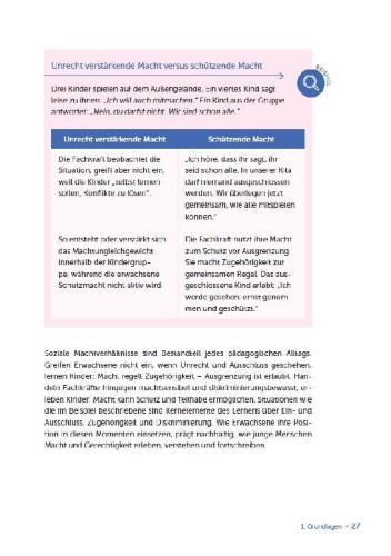 Buchcover und Innenansicht für das Buch: Adultismus wahrnehmen, reflektieren, abbauen