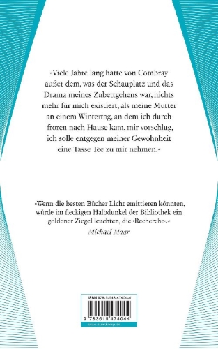 Buchcover und Innenansicht für das Buch: A la recherche du temps perdu. Du côté de chez Swann