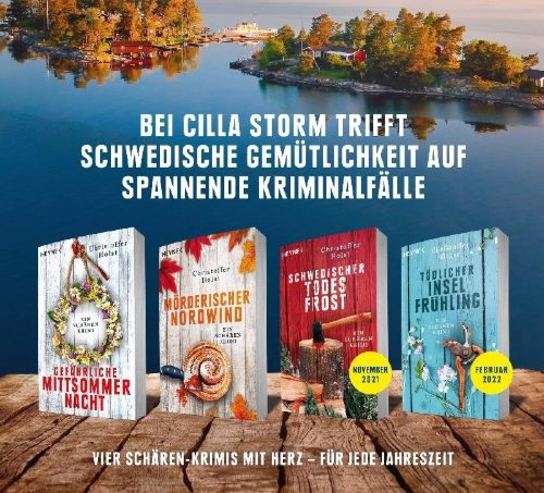 Buchcover und Innenansicht für das Buch: Blå, Blå Höstvågor