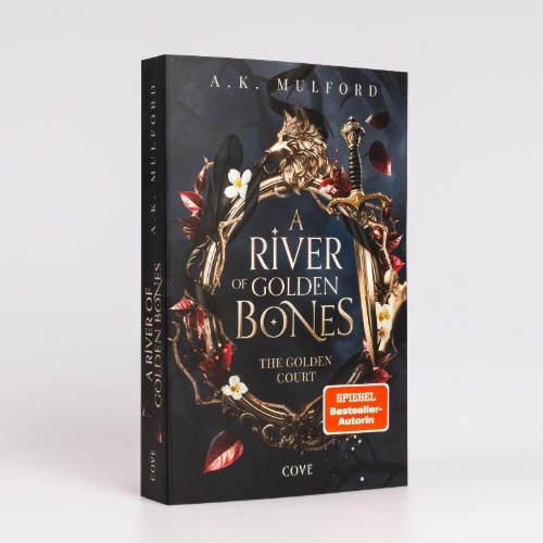 Buchcover und Innenansicht für das Buch: A River of Golden Bones