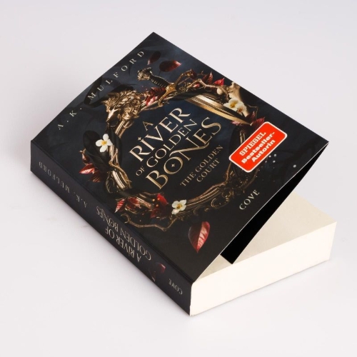 Buchcover und Innenansicht für das Buch: A River of Golden Bones