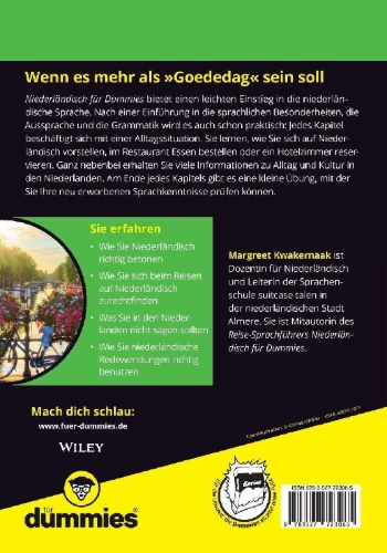 Buchcover und Innenansicht für das Buch: Niederländisch für Dummies
