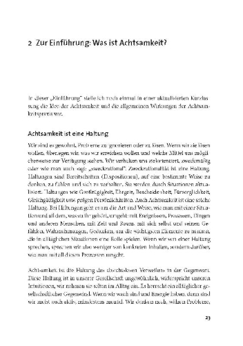 Buchcover und Innenansicht für das Buch: Die Kunst da zu sein