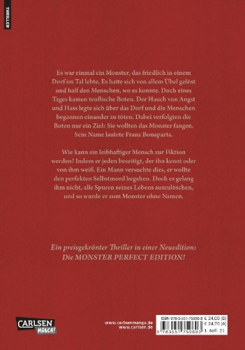 Buchcover und Innenansicht für das Buch: Monster Kanzenban
