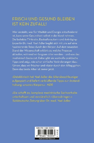 Buchcover und Innenansicht für das Buch: Genial vital!