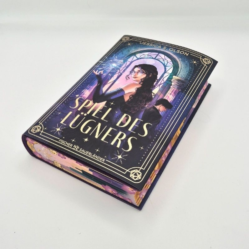 Buchcover und Innenansicht für das Buch: Den of Liars
