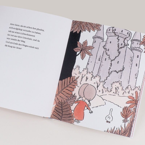 Buchcover und Innenansicht für das Buch: Dulcinea im Zauberwald