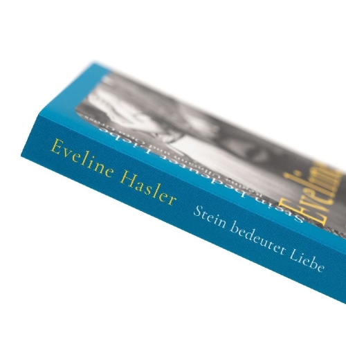 Buchcover und Innenansicht für das Buch: Stein bedeutet Liebe